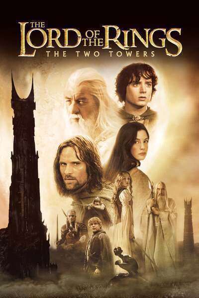 The Lord of the Rings: The Two Towers Hindi Dubbed Movie Poster (2002)