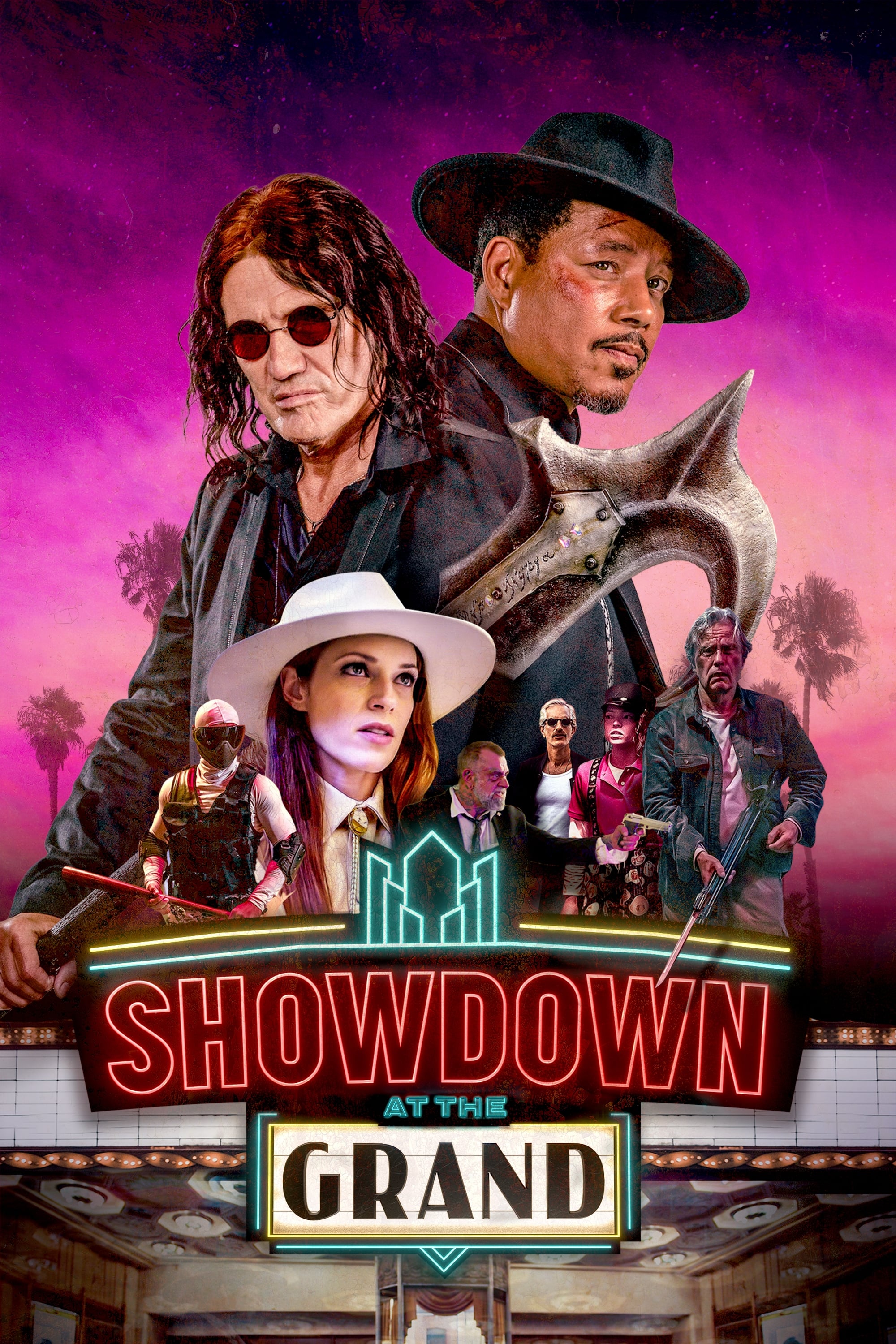 Showdown at the Grand Hindi Dubbed Movie Poster (2023)