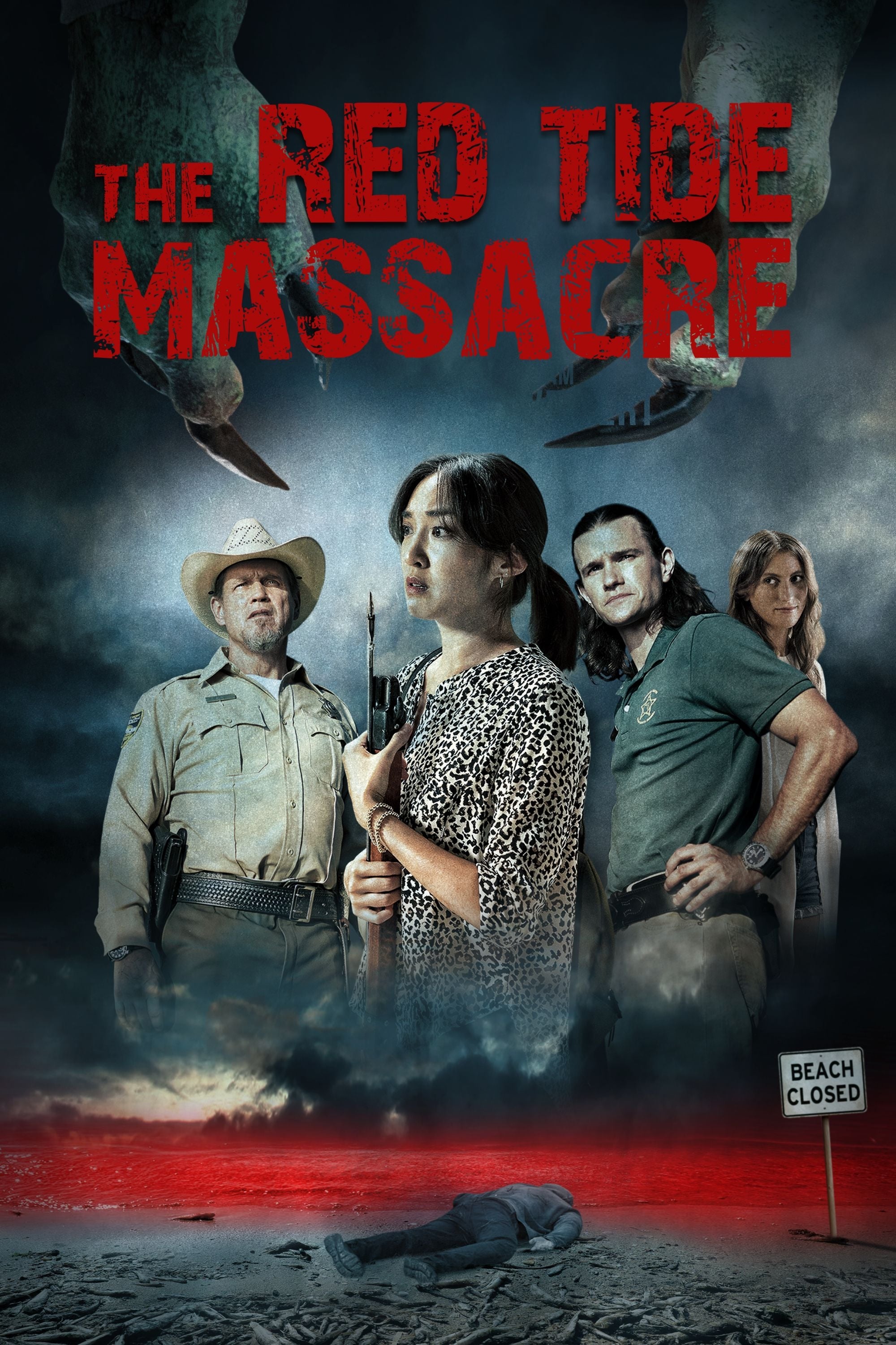 The Red Tide Massacre Hindi Dubbed Movie Poster (2022)