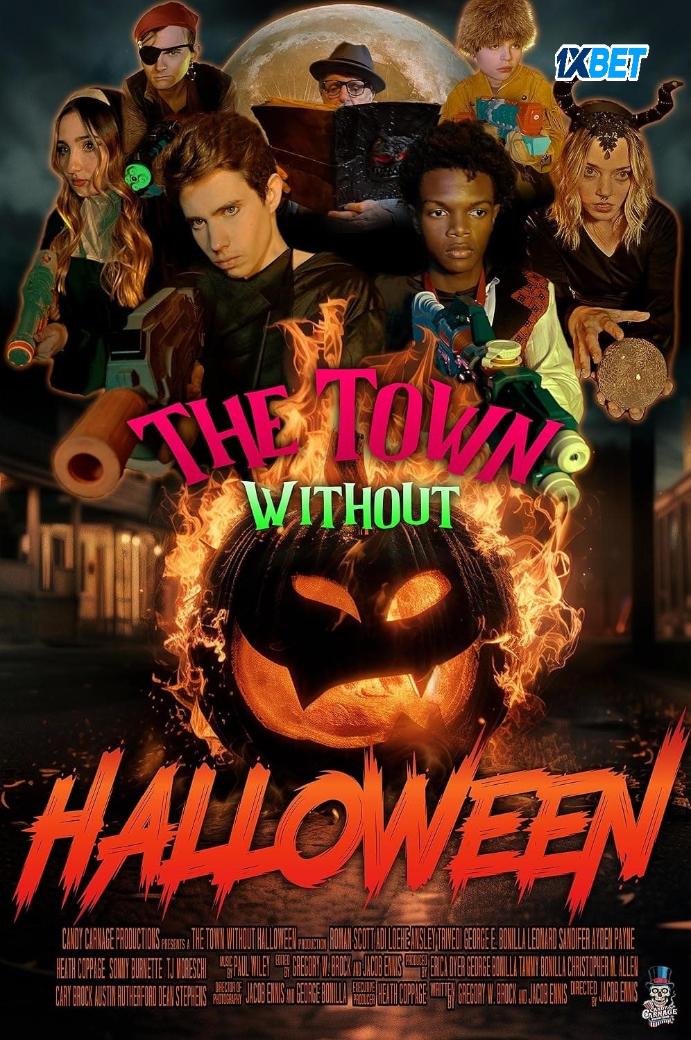 The Town Without Halloween Hindi Dubbed Movie Poster (2024)
