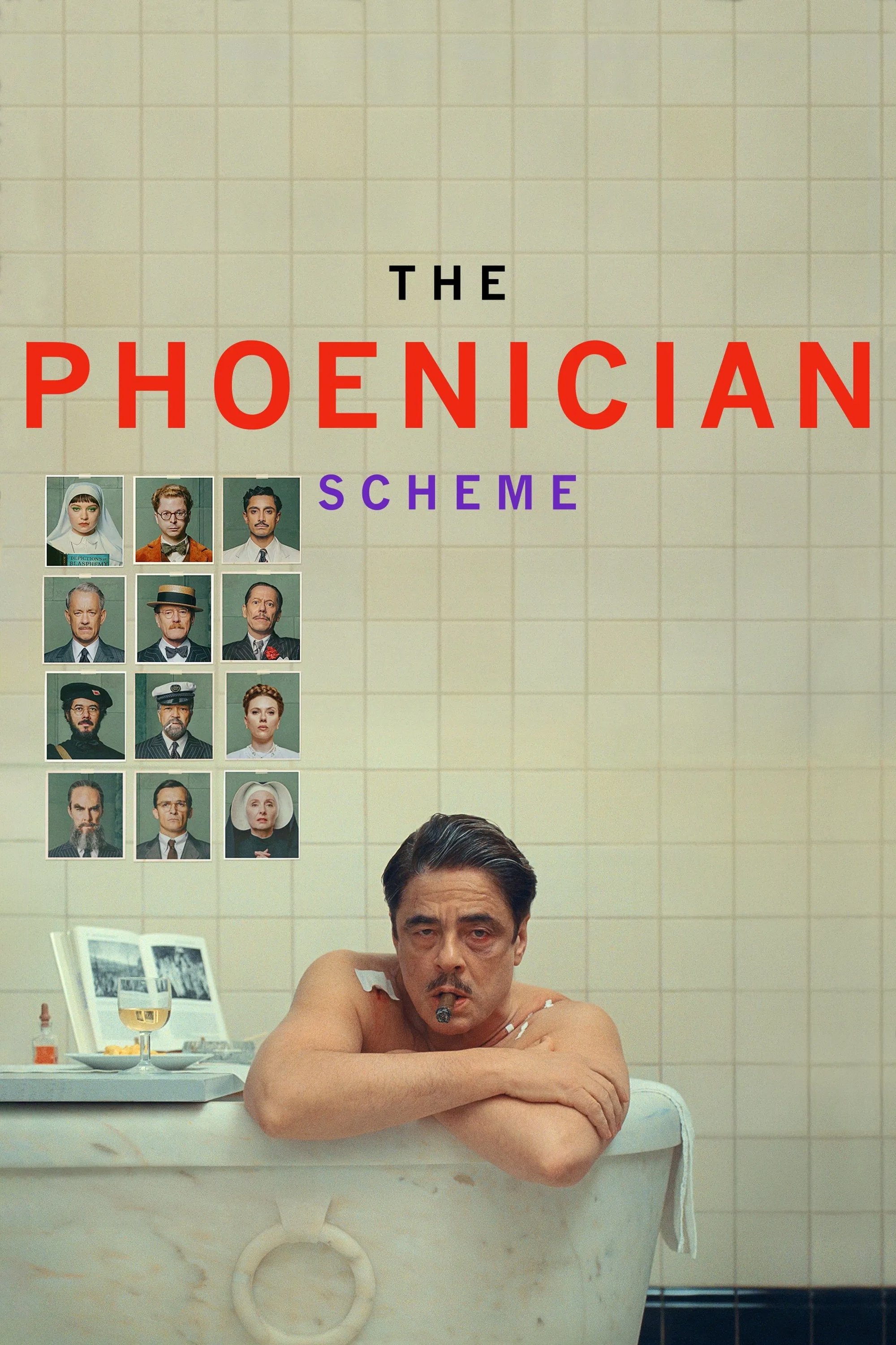 The Phoenician Scheme Hindi Dubbed Movie Poster (2025)