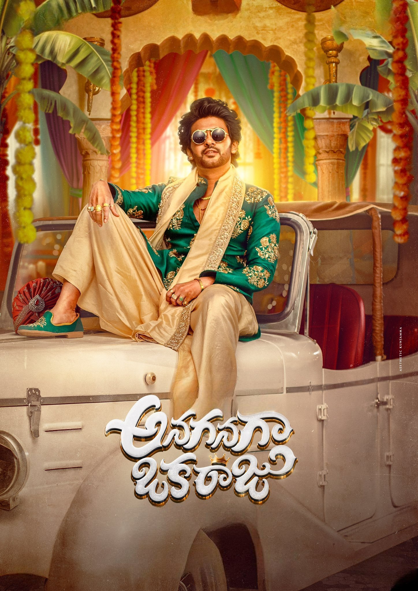 Anaganaga Oka Raju Hindi Dubbed Movie Poster (2026)